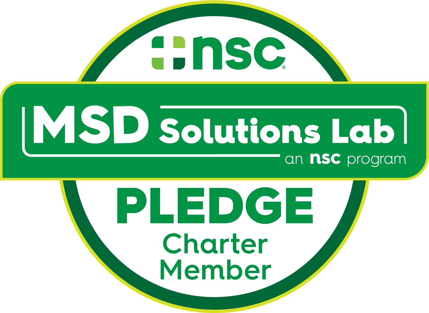 MSD Pledge Charter Member Badge